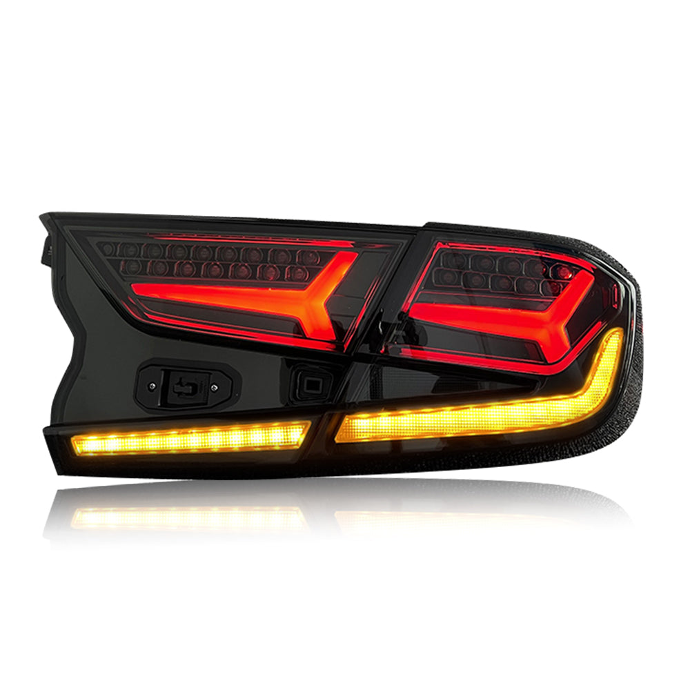 Invoke Concepts Lambo Style Smoked LED Tail Lights - Honda Accord 2018-2022