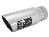 aFe MACH Force-Xp 409 Stainless Steel Clamp-on Polished Exhaust Tip (Left) - Universal