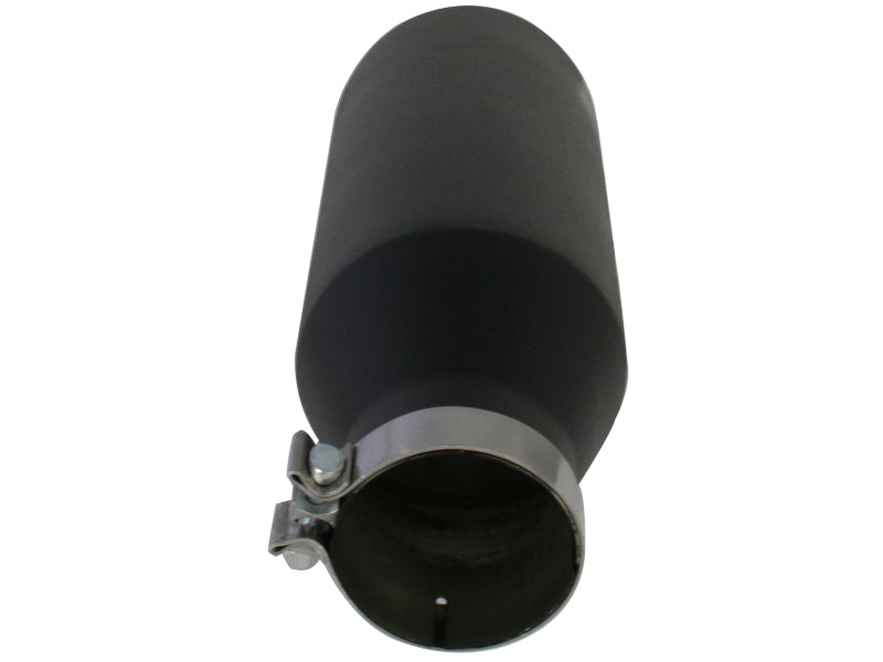 aFe MACH Force-Xp 4" 409 Stainless Steel Black Exhaust Tip - Universal