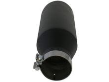 Load image into Gallery viewer, aFe MACH Force-Xp 4" 409 Stainless Steel Black Exhaust Tip - Universal