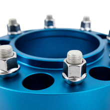 Load image into Gallery viewer, Mishimoto Borne Off Road Wheel Spacers - 6x135 - 87.1 - 25 - M14 - Blue