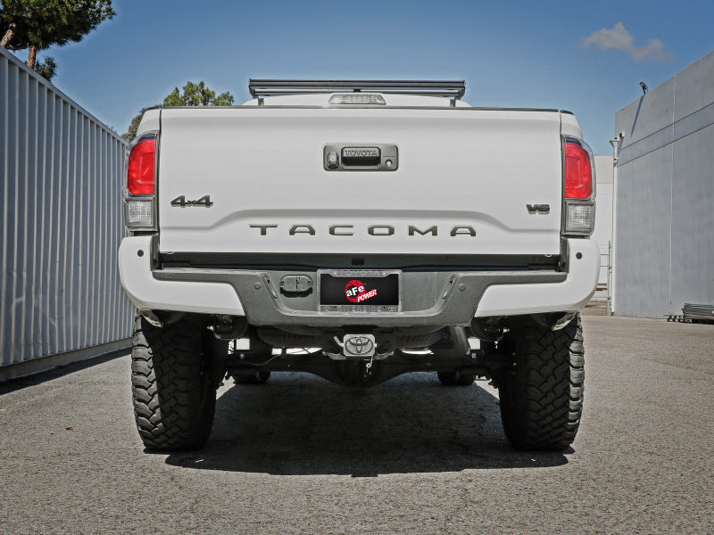 aFe MACH Force-Xp 2-1/2 IN 409 Stainless Steel Exhaust Tailpipe Upgrade - Toyota Tacoma w/ Exhaust System 49-46046