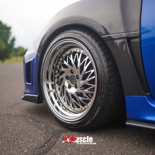 JDMuscle Tanso Carbon Fiber/FRP OE Style Fenders - Subaru STI 2008-2014 / WRX 2011-2014 (GRB/GVB)