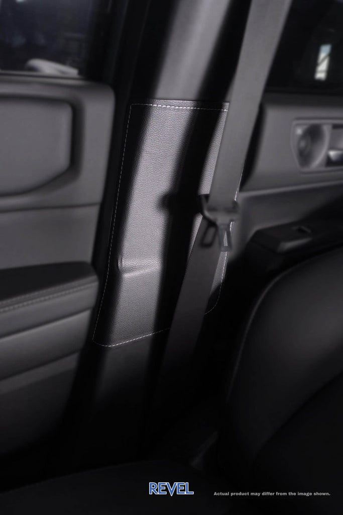 Revel GT Design Seat Belt Guard (Silver Stitch) Set - Toyota Land Cruiser 2024+