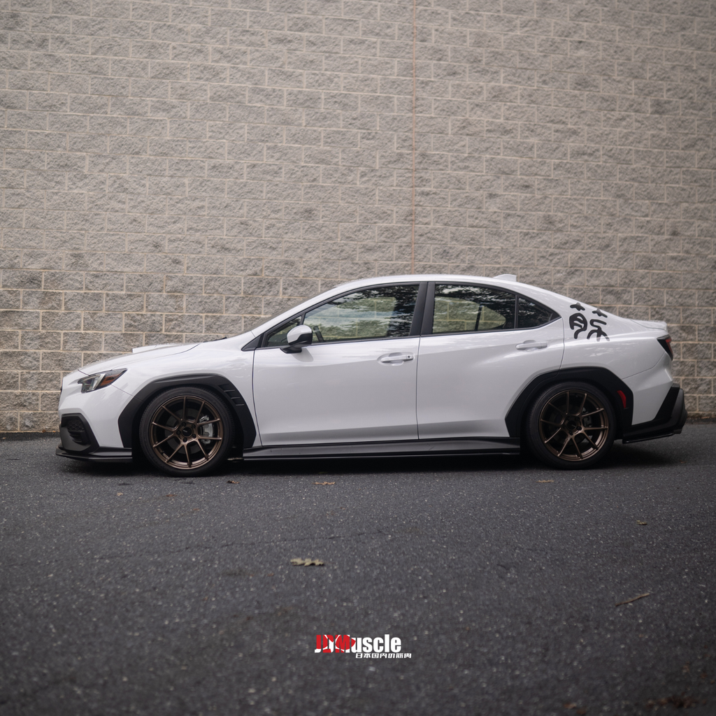 JDMuscle OE+ Style Tanso Carbon Fiber Aero Combo - Subaru WRX 2022-2025