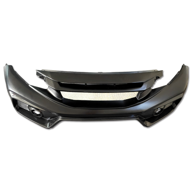 JDMuscle VS Style Front Bumper Cover - Honda Civic Type R FK8 2017-2020