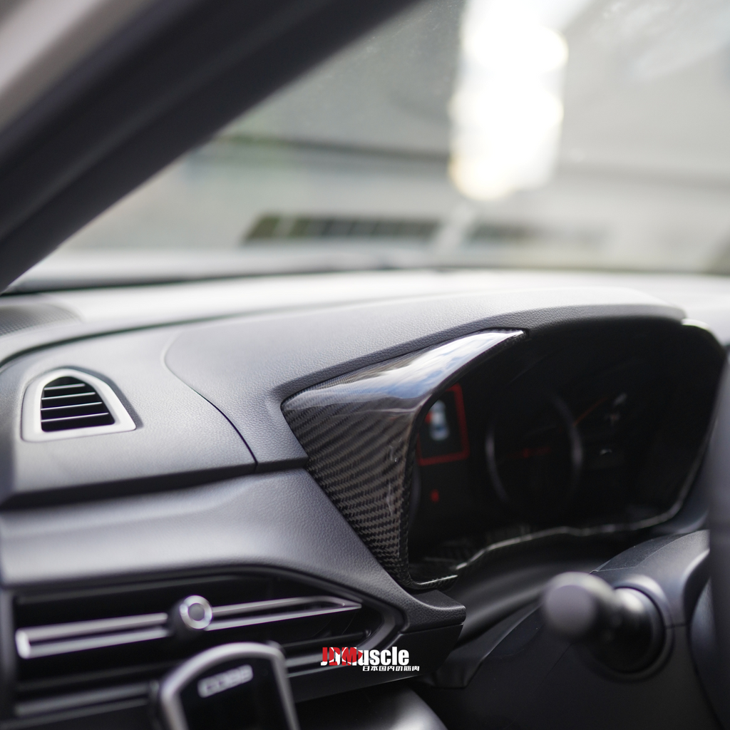 JDMuscle Carbon Fiber Gauge Cluster Trim Replacement - Subaru WRX 2022-2025