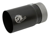 aFe MACH Force-Xp 3-1/2 IN 304 Stainless Steel Black Exhaust Tip - Universal
