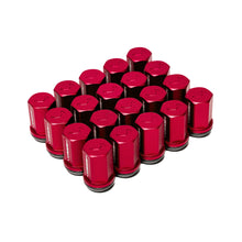 Load image into Gallery viewer, Vossen 35mm Lug Nuts (14x1.5; 19mm Hex; Cone Seat; Red) Set of 20 - Universal