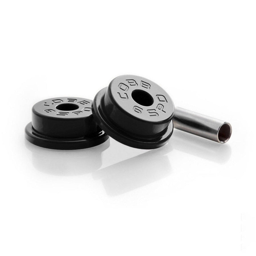 Cobb 6 Speed Stage 2+ Drivetrain Package w/ Weighted Black Knob & White / Race Red Lockout - Subaru STi 2004-2021
