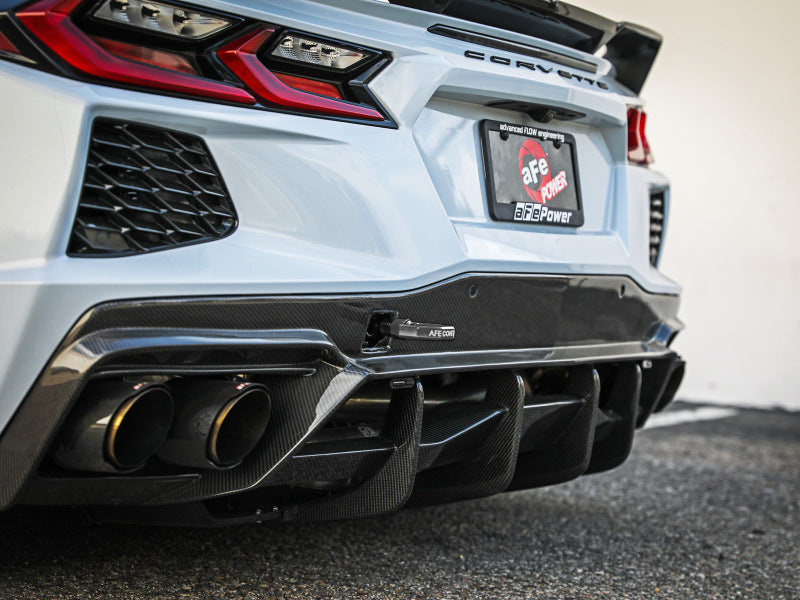 aFe CONTROL Rear Tow Hook Gray - Chevrolet Corvette (C8) 6.2L 2020-2025