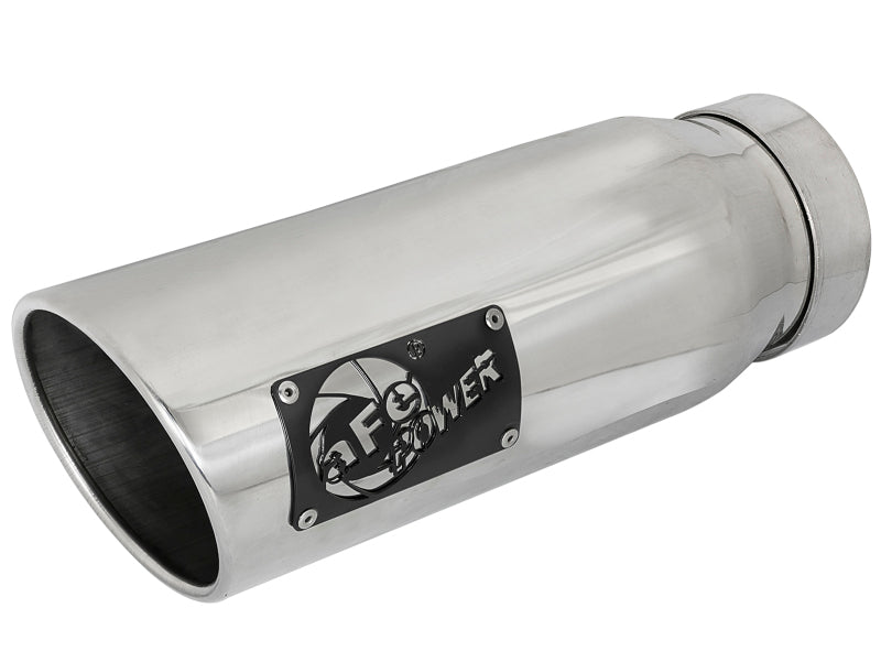aFe MACH Force-Xp 4 IN 304 Stainless Steel Polished Exhaust Tip (Left) - Universal