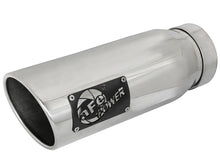 Load image into Gallery viewer, aFe MACH Force-Xp 4 IN 304 Stainless Steel Polished Exhaust Tip (Left) - Universal