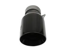 Load image into Gallery viewer, aFe MACH Force-Xp 3" 304 Stainless Steel Black Exhaust Tip - Universal