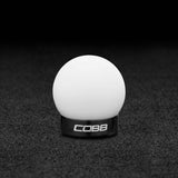 Cobb Shift Knob (White w/ Black Base) - Ford Mustang Ecoboost 2015-2024