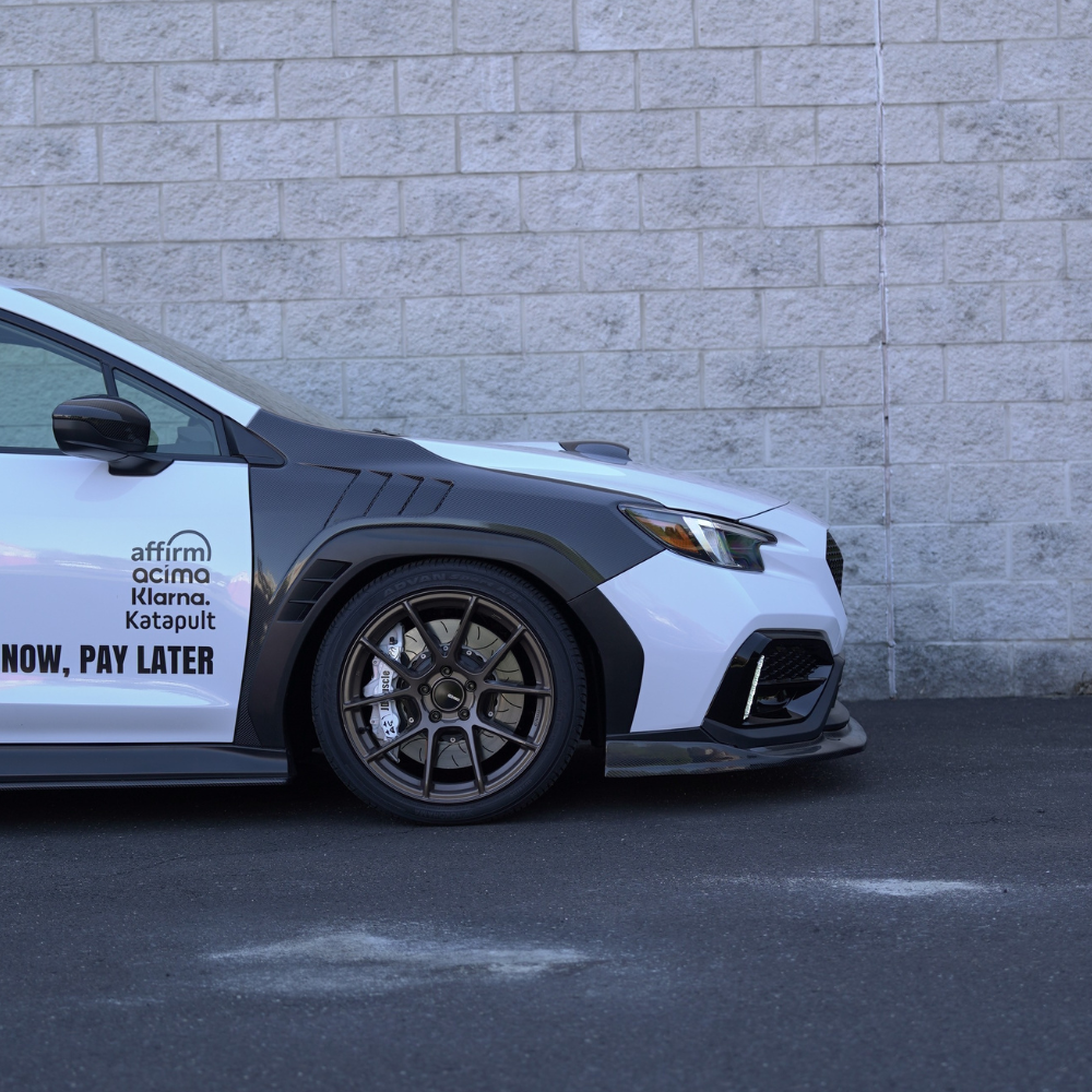 JDMuscle Tanso Carbon Fiber GC8 Style Hood Scoop - Subaru WRX 2022-2025