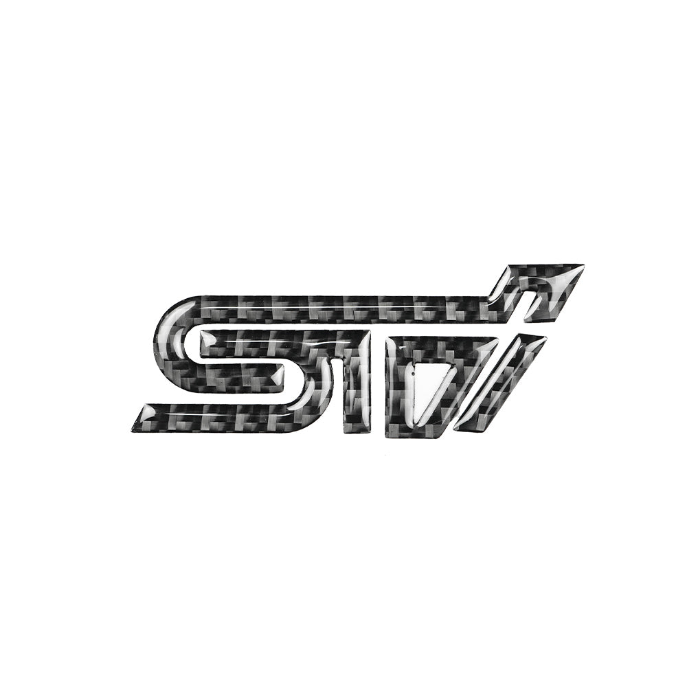 Racing Art Carbon Fiber STI Trunk Emblem - Subaru STi 2004-2021