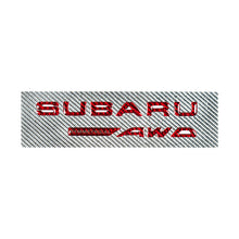 Load image into Gallery viewer, Racing Art Carbon Fiber Subaru AWD Trunk Emblem