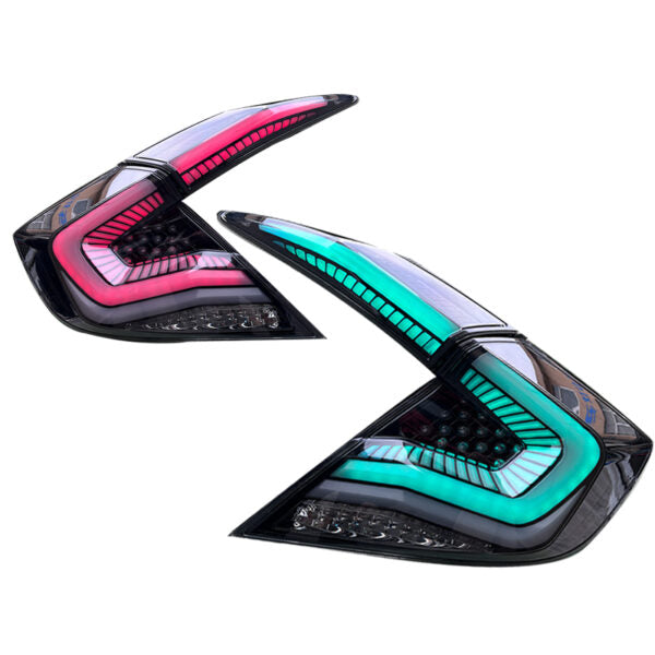 Invoke Concepts RGB LED Taillights - Honda Civic Sedan 2016-2021