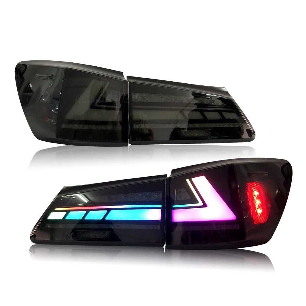 Invoke Concepts RGB Taillights w/ Sequential Turn Signal + Animation - Lexus IS Coupe 2006-2014