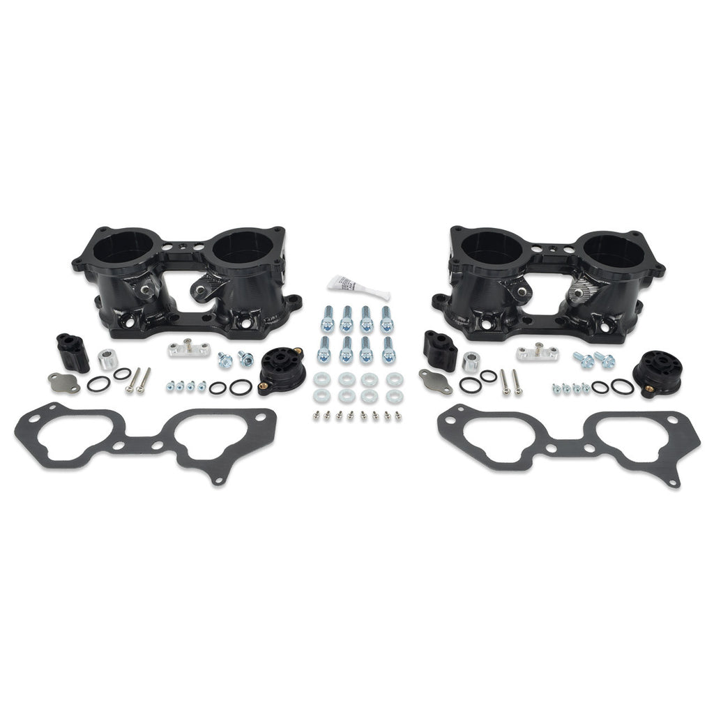 IAG V3 Top Feed TGV Housings with Butterfly Pass Thru - Subaru WRX 2008-2014 / STi 2007-2021 / LGT 2007-2012 / FXT 2009-2013
