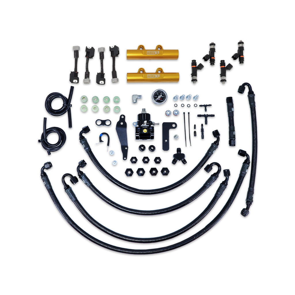 IAG PTFE Fuel System Kit w/ FIC Injectors, Aeromotive FPR & IAG Fuel Rails - Subaru WRX 2008-2014 / STi 2008-2021