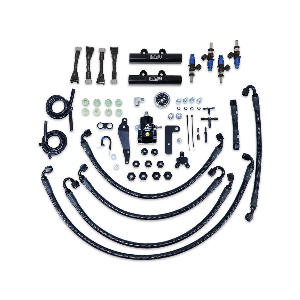 IAG PTFE Fuel System Kit w/ FIC Injectors, Aeromotive FPR & IAG Fuel Rails - Subaru WRX 2008-2014 / STi 2008-2021