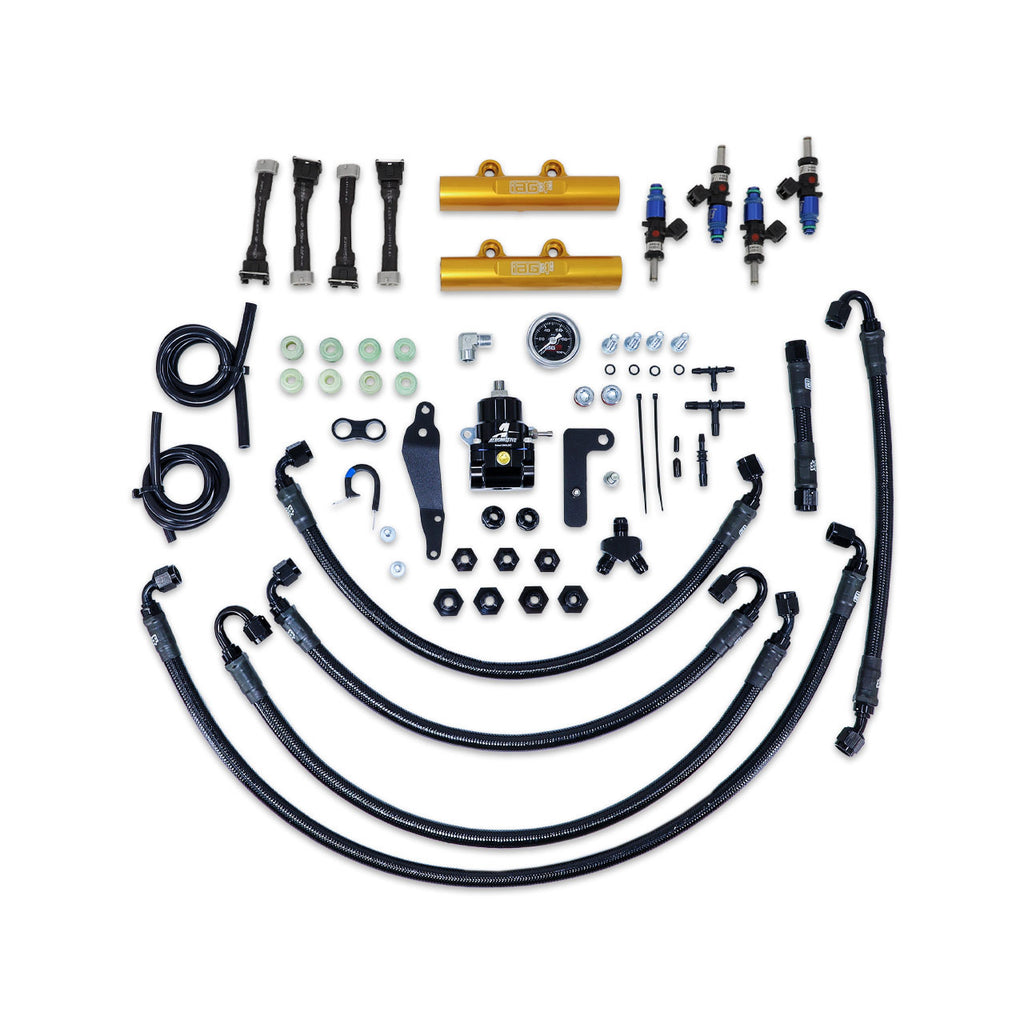 IAG PTFE Fuel System Kit w/ FIC Injectors, Aeromotive FPR & IAG Fuel Rails - Subaru WRX 2008-2014 / STi 2008-2021