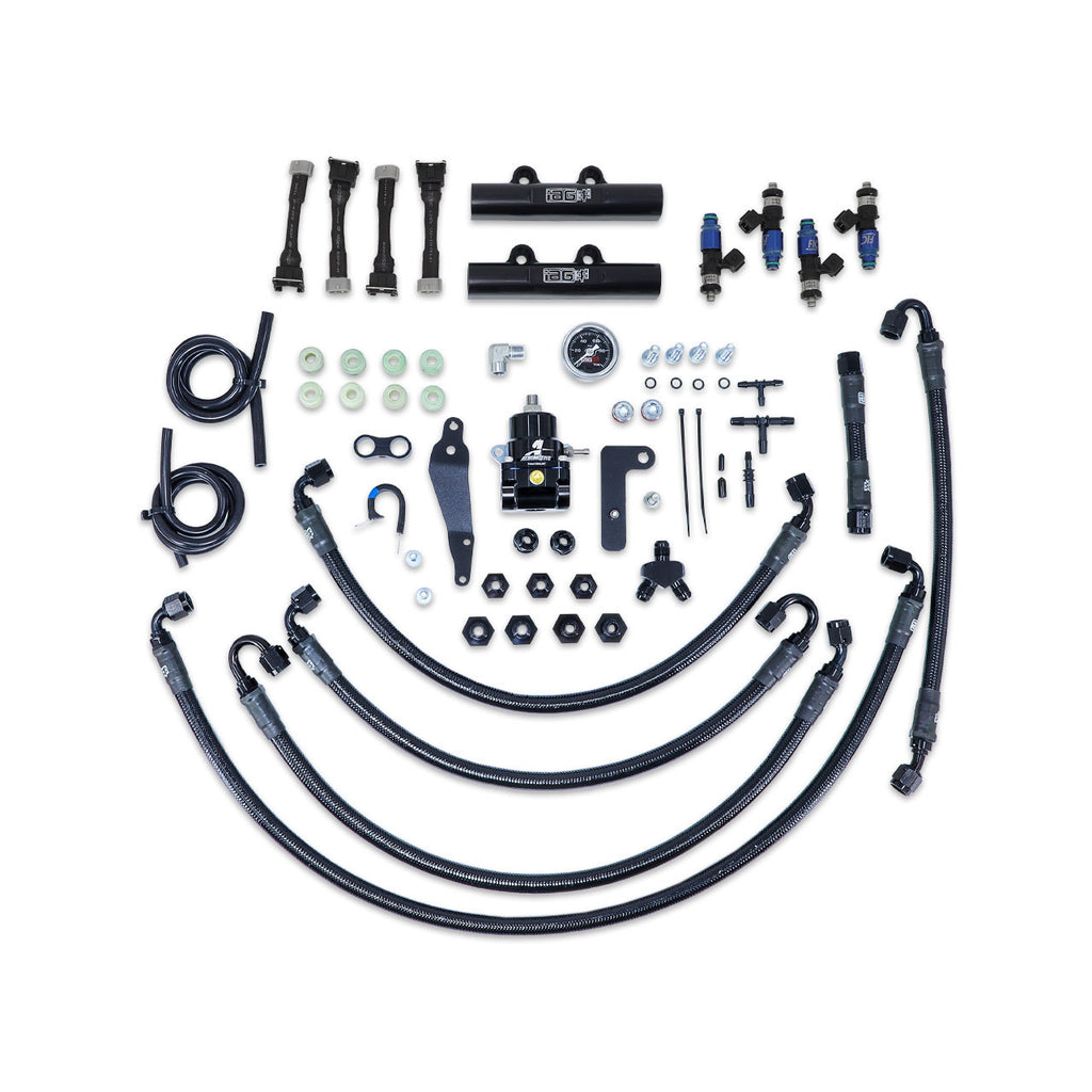 IAG PTFE Fuel System Kit w/ FIC Injectors, Aeromotive FPR & IAG Fuel Rails - Subaru WRX 2008-2014 / STi 2008-2021