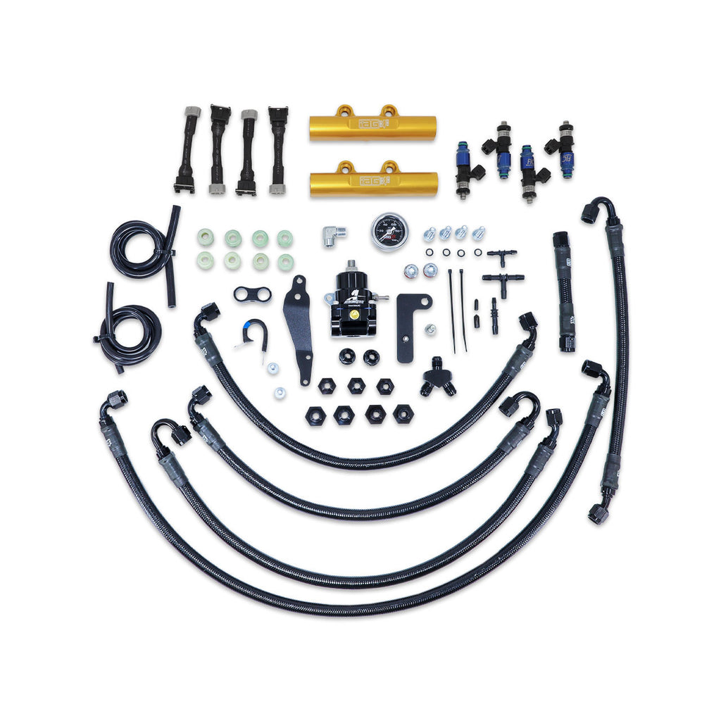 IAG PTFE Fuel System Kit w/ FIC Injectors, Aeromotive FPR & IAG Fuel Rails - Subaru WRX 2008-2014 / STi 2008-2021