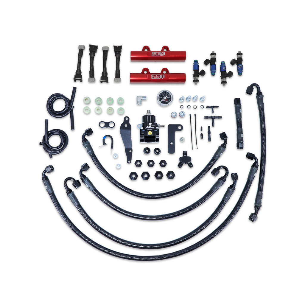 IAG PTFE Fuel System Kit w/ FIC Injectors, Aeromotive FPR & IAG Fuel Rails - Subaru WRX 2008-2014 / STi 2008-2021