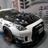JDMuscle LB Style Carbon Fiber Hood - Nissan GT-R 2017-2024