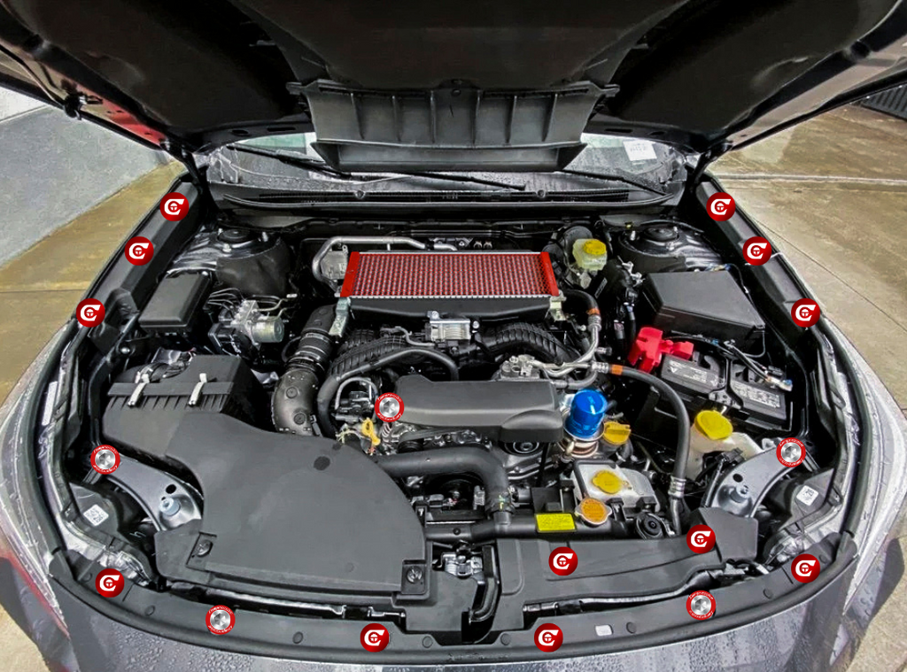 Compressive Tuning Engine Dress-up Kit (17 pc Complete Kit) - Subaru Outback XT 2020+