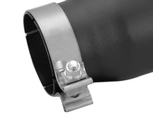 Load image into Gallery viewer, aFe MACH Force-Xp 409 Stainless Steel Clamp-on Black Exhaust Tip (Left) - Universal