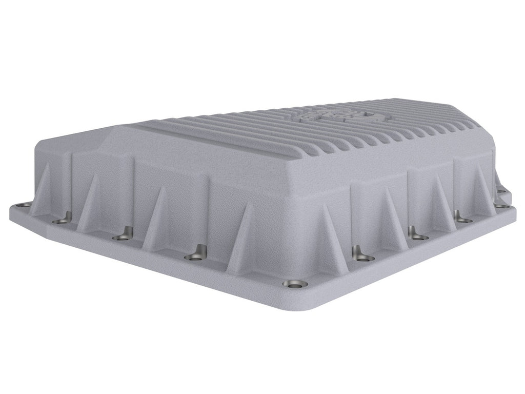 aFe Raw Engine Oil Pan POWER Street Series w/ Machined Fins - Audi / Volkswagen 1.8T / 2.0T (w/ Oil Sensor) 2005-2022