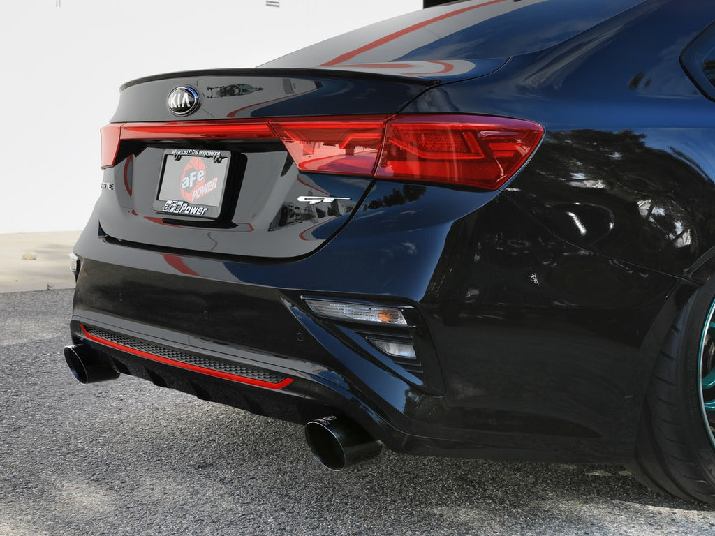 aFe 3in-2.5in 304 Stainless Steel Axle-Back Exhaust w/ Black Tips - Kia Forte GT 1.6T 2020-2021