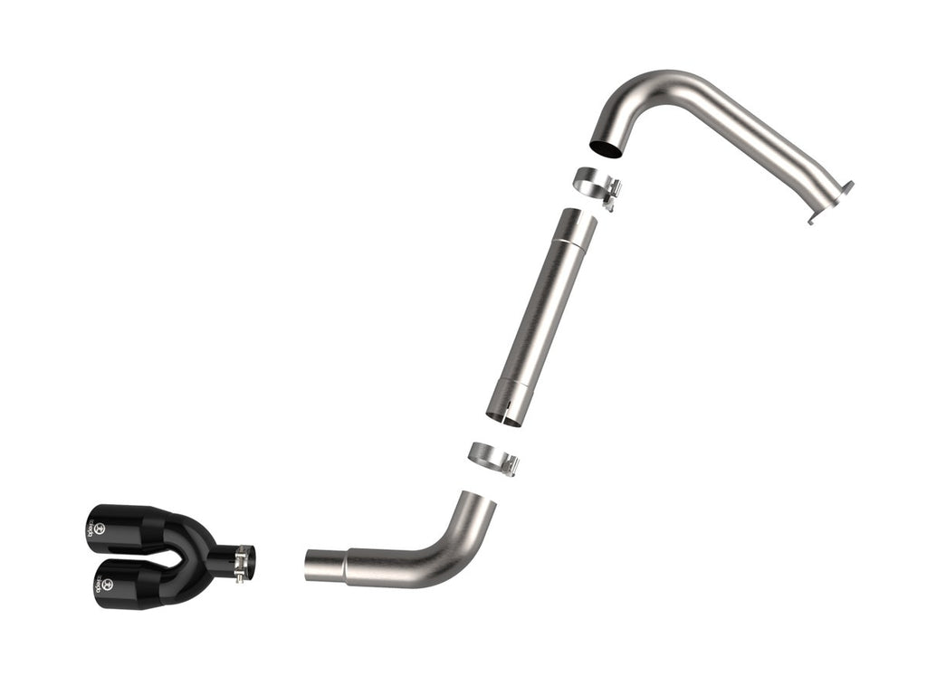 aFe Takeda3in. SS Axle-Back Exhaust System w/Black Tips - Hyundai Elantra N-Line 2021-2025