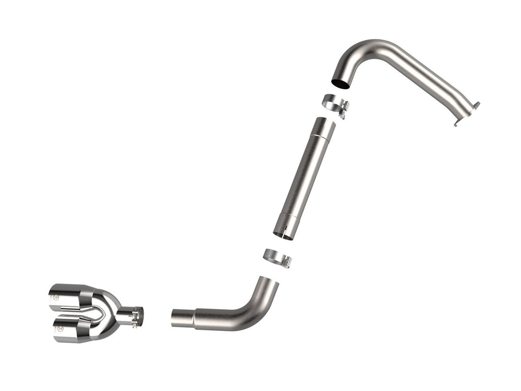 aFe Takeda 3in. SS Axle-Back Exhaust System w/Polished Tips - Hyundai Elantra N-Line 1.6T 2021-2025