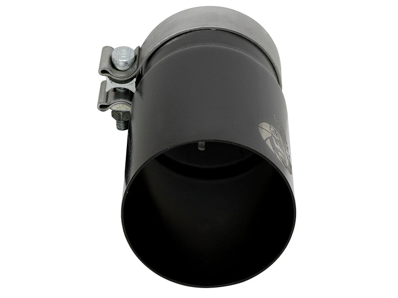 aFe MACH Force-Xp 3-1/2 IN 304 Stainless Steel Black Exhaust Tip - Universal