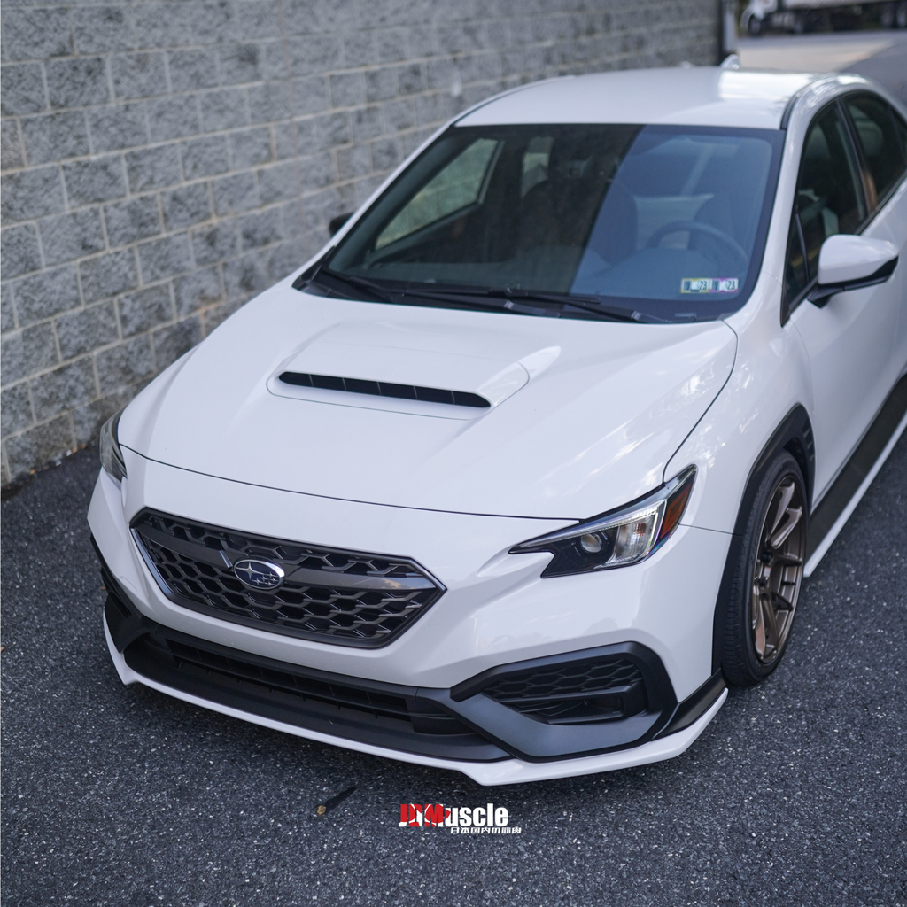 JDMuscle OE+ Style Paint Matched / Gloss Black Front Lip - Subaru WRX 2022-2025