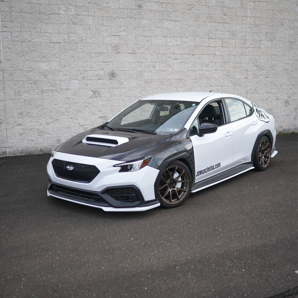 JDMuscle OE+ Style Paint Matched / Gloss Black Front Lip - Subaru WRX 2022-2025