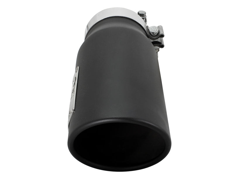 aFe MACH Force-Xp 4" Stainless Steel Black Exhaust Tips - Universal