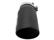 Load image into Gallery viewer, aFe MACH Force-Xp 4" Stainless Steel Black Exhaust Tips - Universal