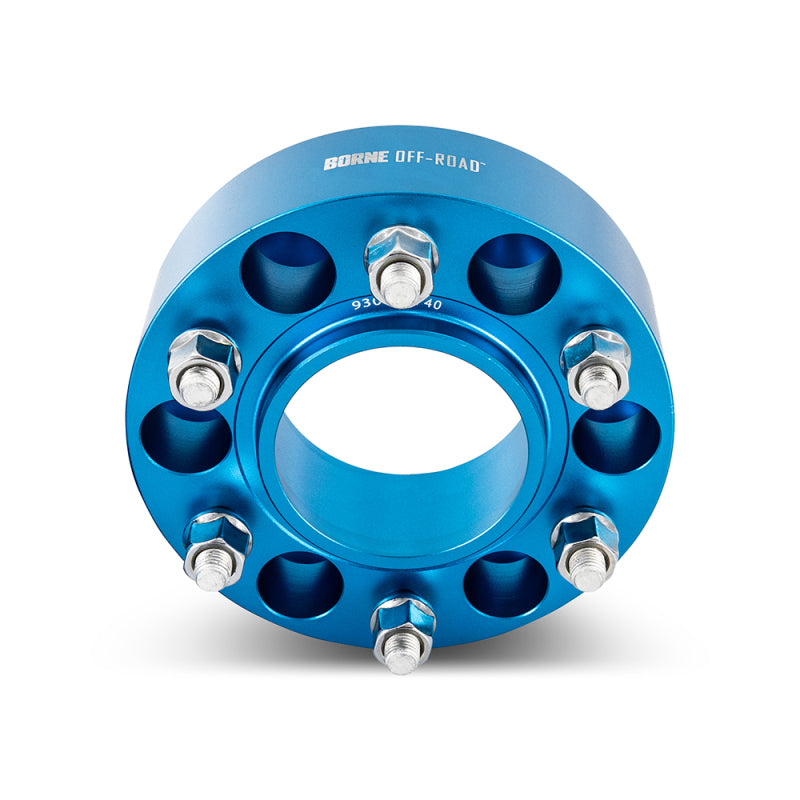 Mishimoto Borne Off Road Wheel Spacers - 6x135 - 87.1 - 50 - M14 - Blue
