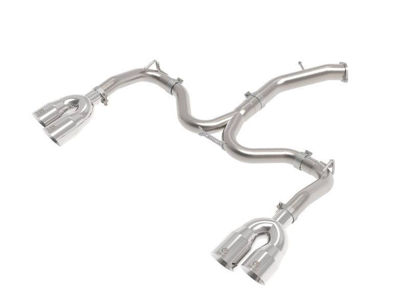 aFe 3in-2.5in 304 SS Axle-Back Exhaust w/ Polished Tips - Kia Forte GT 1.6L 2022-2024