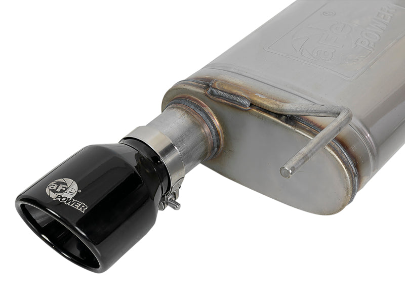 aFe MACH Force-Xp 2-1/2 IN 409 Stainless Steel Axle-Back Exhaust System - Ford Mustang GT 5.0L 2015-2017