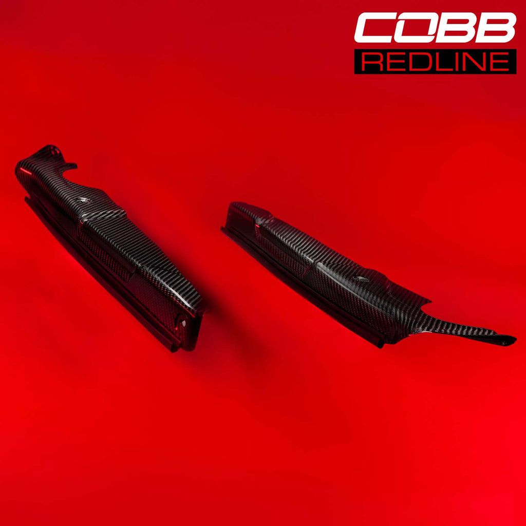 Cobb Redline Gloss Carbon Fender Shrouds - Subaru WRX & STI (incl. TYPE RA / S209) 2015-2021