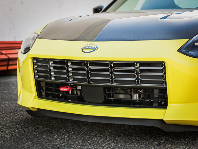 aFe CONTROL Front Tow Hook Red - Nissan 370Z 2009-2020 / Z 2023-2025