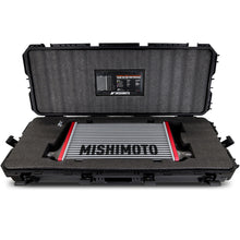 Load image into Gallery viewer, Mishimoto Universal Carbon Fiber Intercooler - Gloss Tanks - 600mm Silver Core - S-Flow - C V-Band