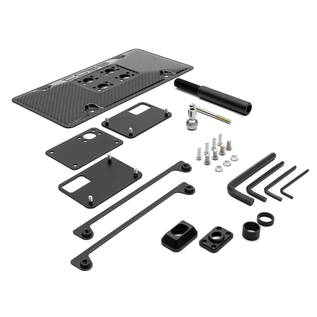 Cobb Redline Carbon Fiber License Plate Relocation Mount - Subaru WRX & STi 2015+ / BRZ 2013+ (+Multiple Applications)